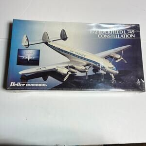 Vtg Heller Humbrol 1/72 Lockheed L-749 Constellation Air France Model Kit